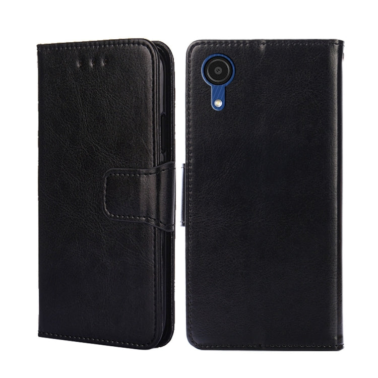 For Samsung Galaxy A03 Core Crystal Texture Leather Phone Case