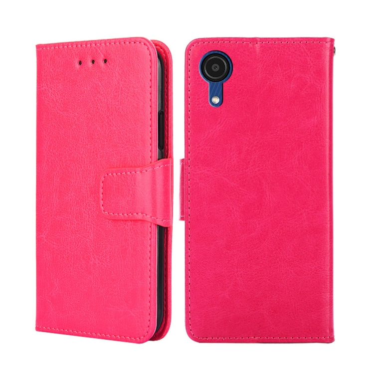 For Samsung Galaxy A03 Core Crystal Texture Leather Phone Case