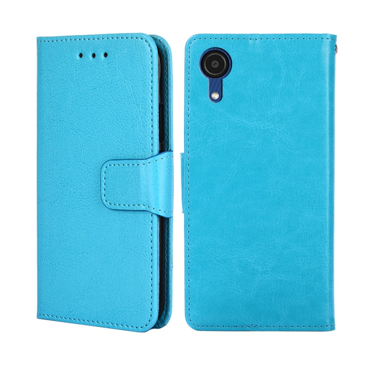 For Samsung Galaxy A03 Core Crystal Texture Leather Phone Case