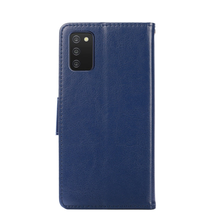 For Samsung Galaxy A03s 164.2mm Crystal Texture Leather Phone Case