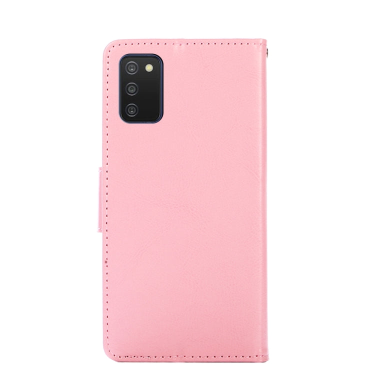 For Samsung Galaxy A03s 164.2mm Crystal Texture Leather Phone Case