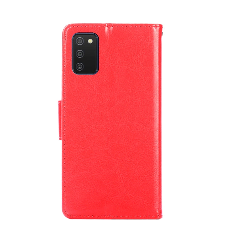 For Samsung Galaxy A03s 164.2mm Crystal Texture Leather Phone Case