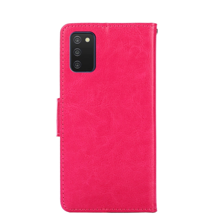 For Samsung Galaxy A03s 164.2mm Crystal Texture Leather Phone Case