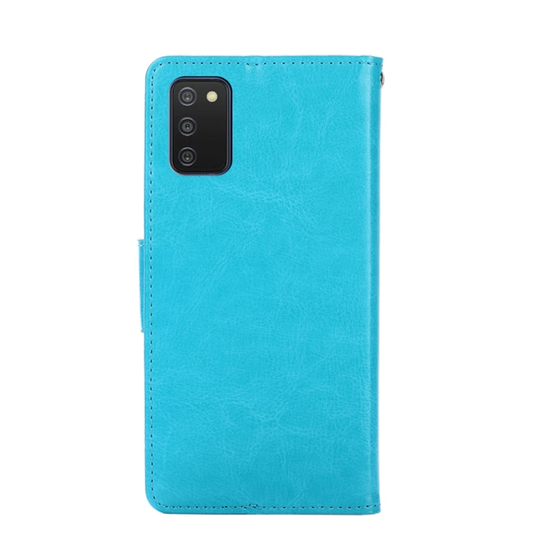 For Samsung Galaxy A03s 164.2mm Crystal Texture Leather Phone Case