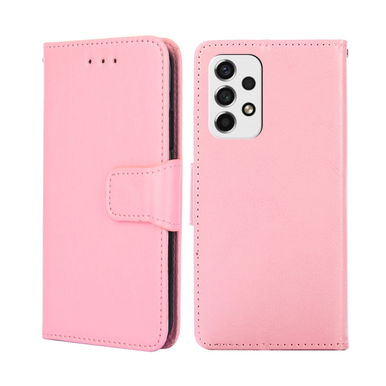 For Samsung Galaxy A53 5G Crystal Texture Leather Phone Case
