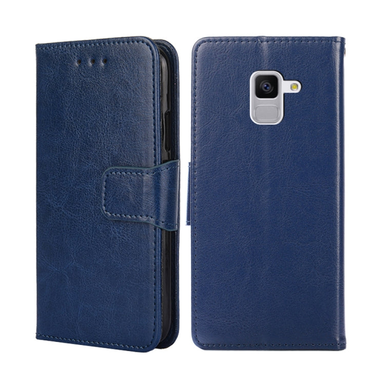 For Samsung Galaxy Feel 2 JP Version Crystal Texture Leather Phone Case