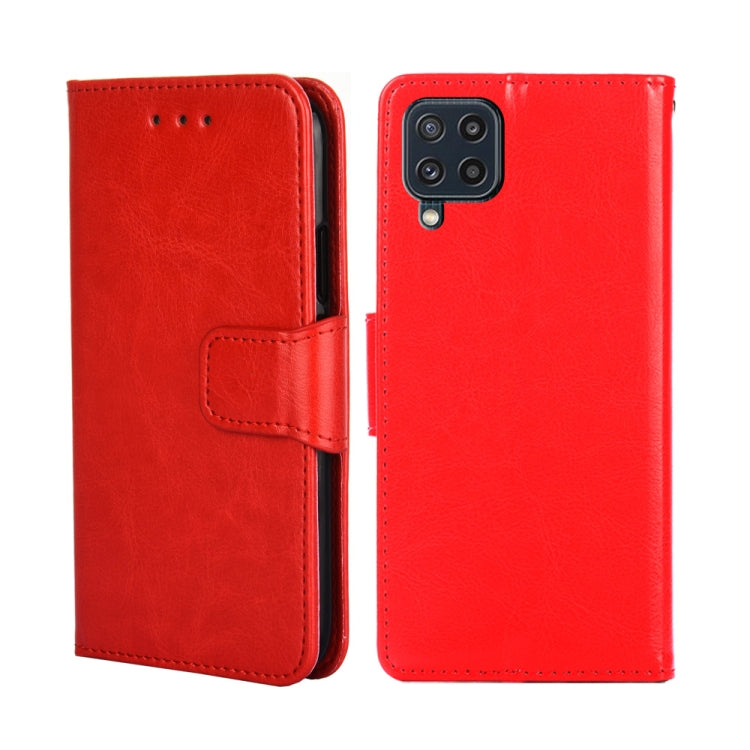 For Samsung Galaxy M32 International Version Crystal Texture Leather Phone Case