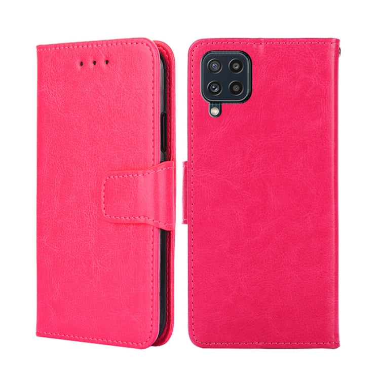 For Samsung Galaxy M32 International Version Crystal Texture Leather Phone Case