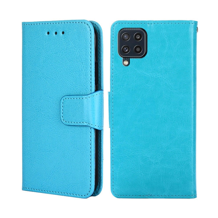 For Samsung Galaxy M32 International Version Crystal Texture Leather Phone Case