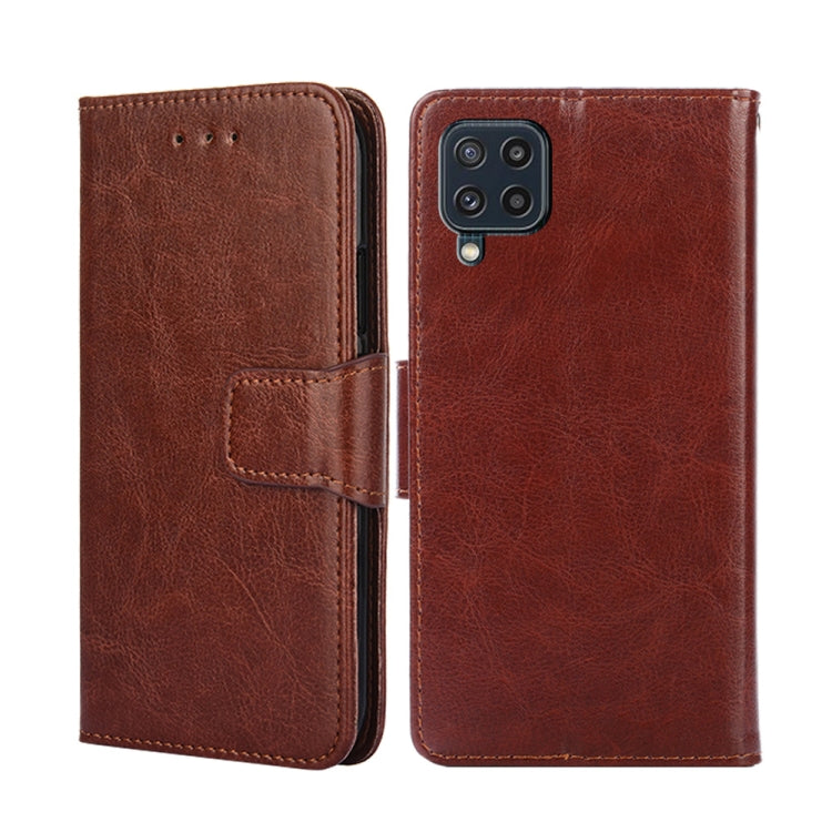 For Samsung Galaxy M32 International Version Crystal Texture Leather Phone Case