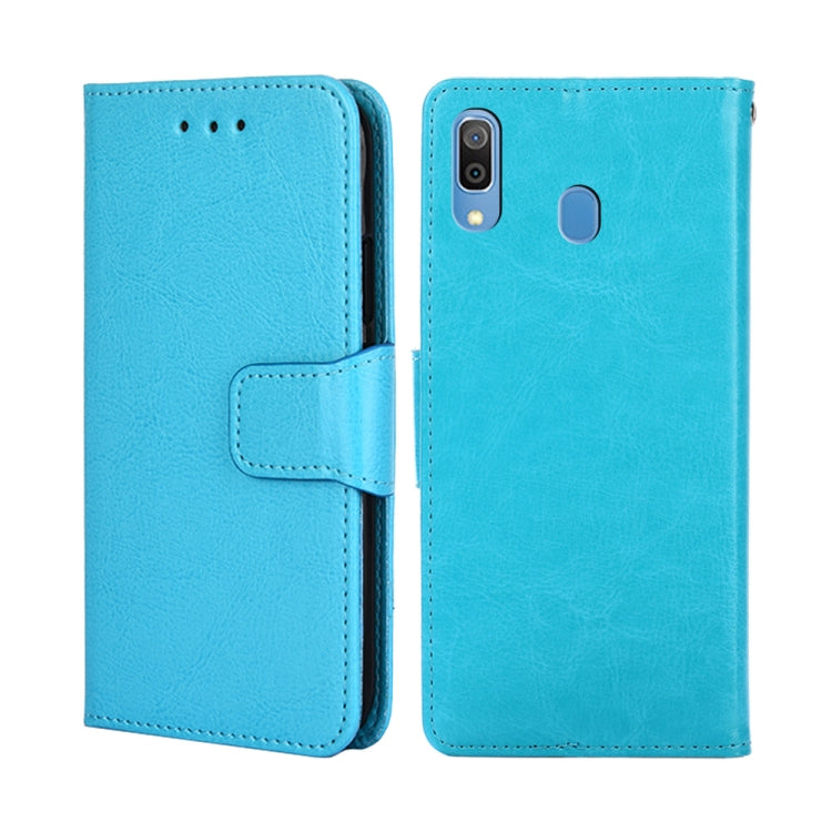 For Samsung Galaxy A30 JP Version Crystal Texture Leather Phone Case