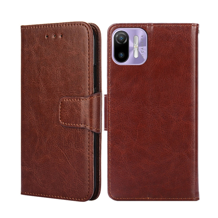 For Ulefone Note 6 / Note 6P Crystal Texture Leather Phone Case