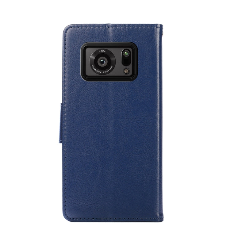 For Sharp Aquos R6 Crystal Texture Leather Phone Case