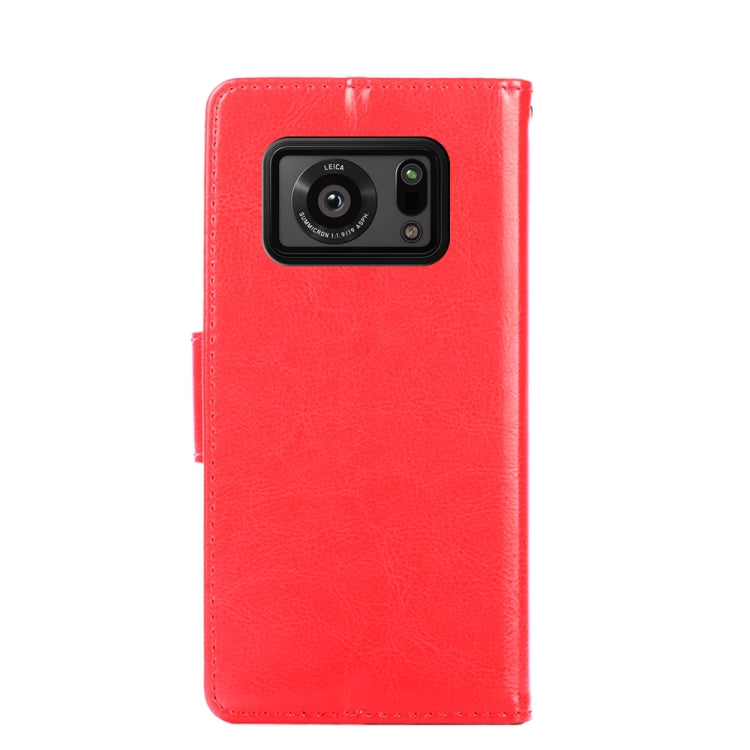 For Sharp Aquos R6 Crystal Texture Leather Phone Case