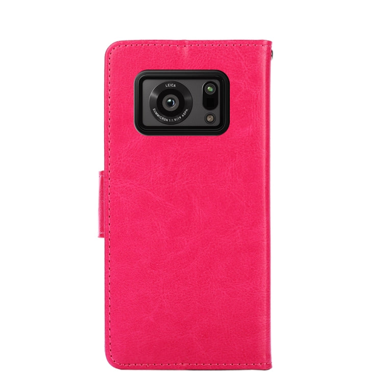 For Sharp Aquos R6 Crystal Texture Leather Phone Case