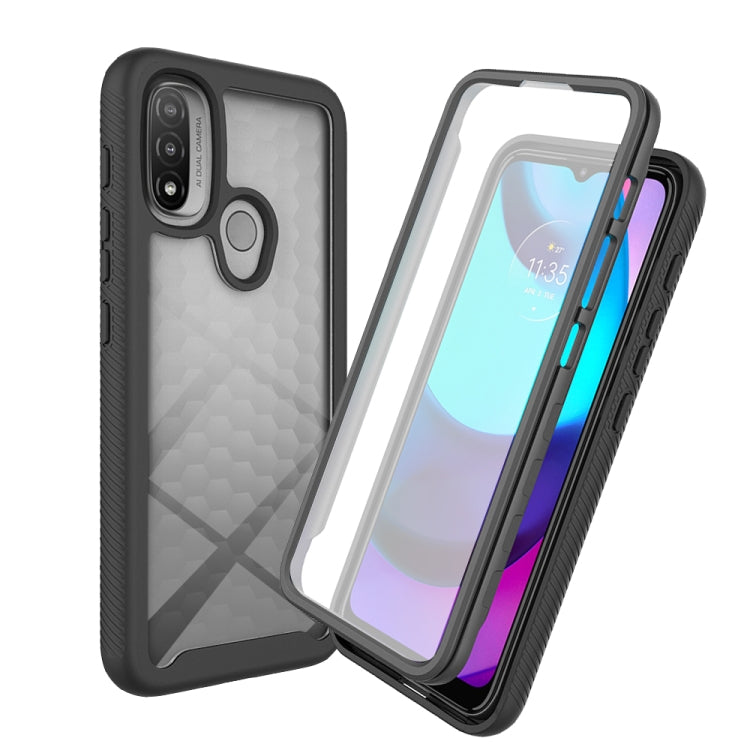 For Motorola Moto E20 Starry Sky Full Body Hybrid Shockproof Phone Case
