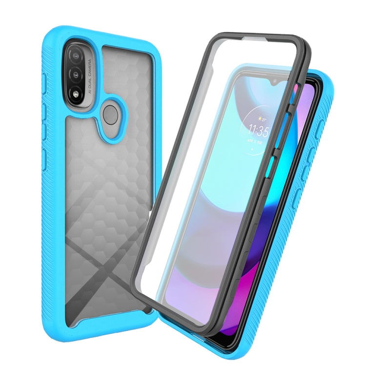 For Motorola Moto E20 Starry Sky Full Body Hybrid Shockproof Phone Case