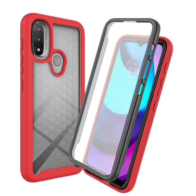 For Motorola Moto E20 Starry Sky Full Body Hybrid Shockproof Phone Case
