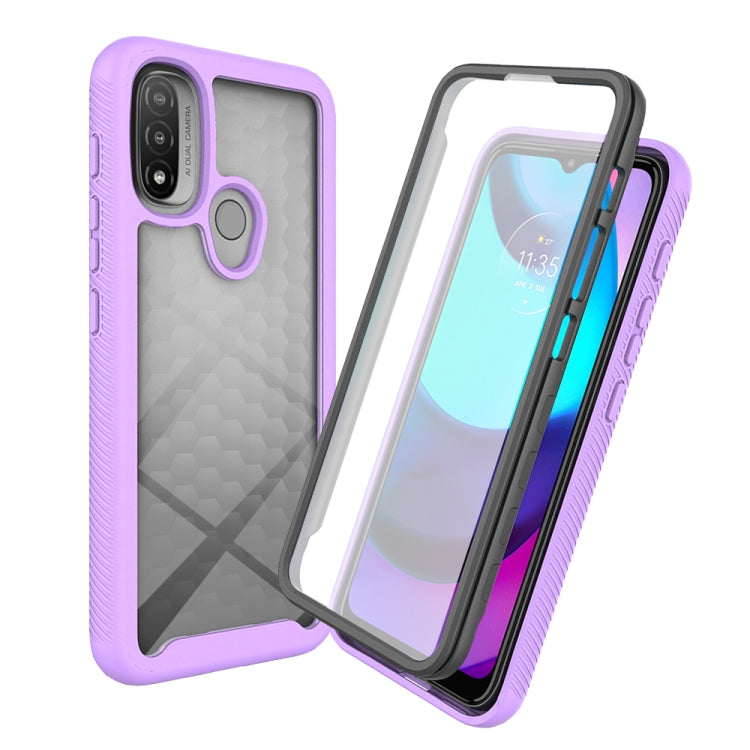 For Motorola Moto E20 Starry Sky Full Body Hybrid Shockproof Phone Case