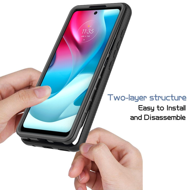 For Motorola Moto G60S Starry Sky Full Body Hybrid Shockproof Phone Case