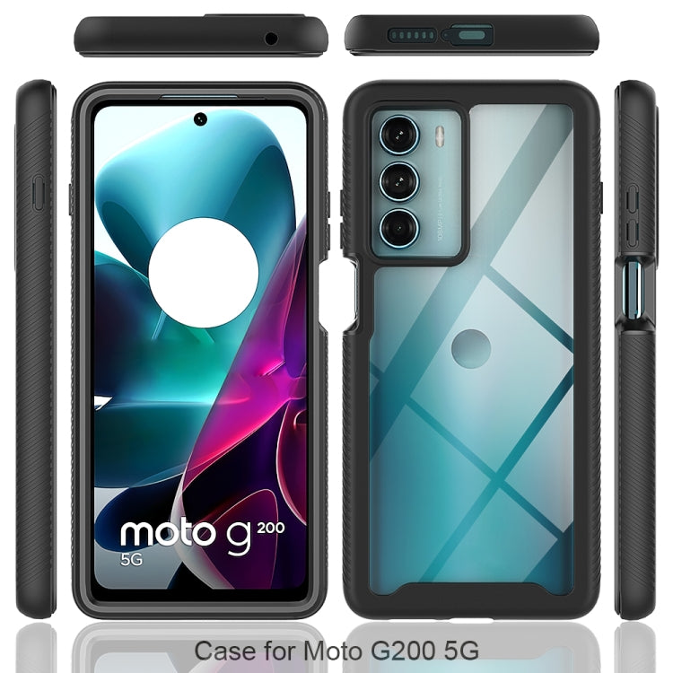 For Motorola Moto G200 5G Starry Sky Full Body Hybrid Shockproof Phone Case