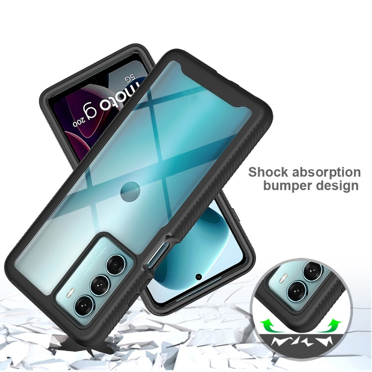 For Motorola Moto G200 5G Starry Sky Full Body Hybrid Shockproof Phone Case