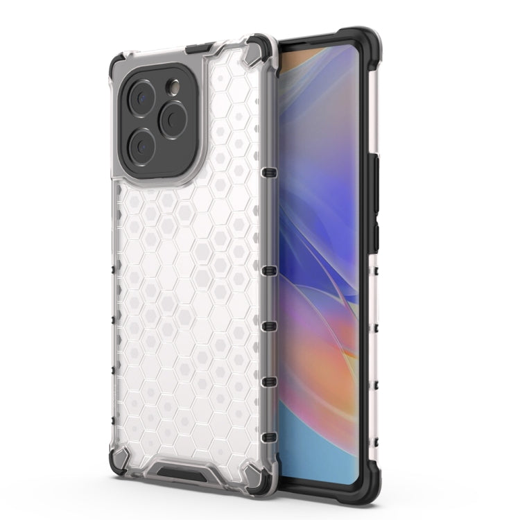 For Honor 60 SE 5G Shockproof Honeycomb PC + TPU Phone Case
