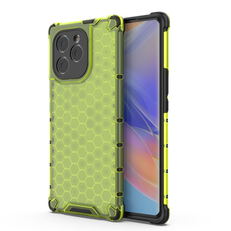 For Honor 60 SE 5G Shockproof Honeycomb PC + TPU Phone Case
