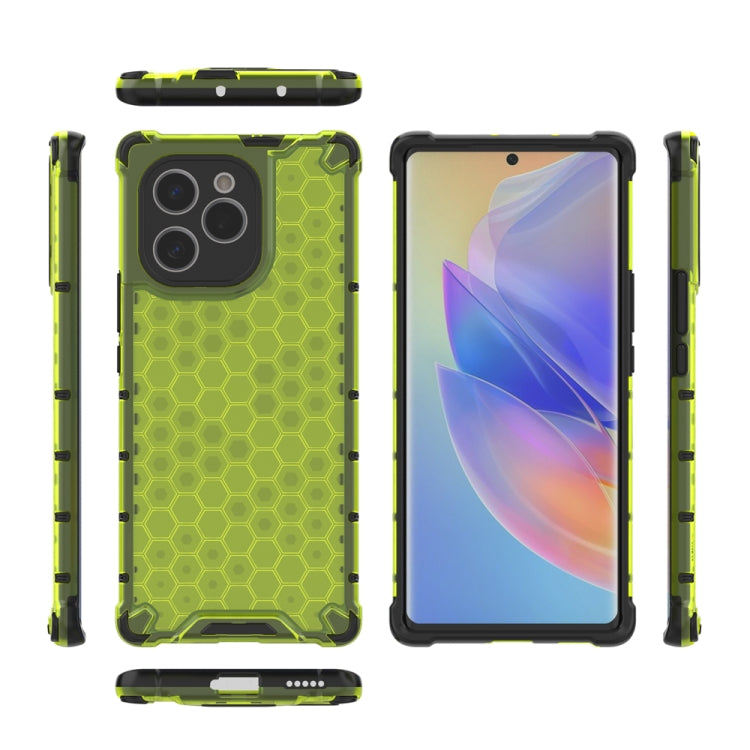 For Honor 60 SE 5G Shockproof Honeycomb PC + TPU Phone Case