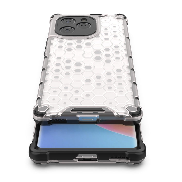 For Honor 60 SE 5G Shockproof Honeycomb PC + TPU Phone Case