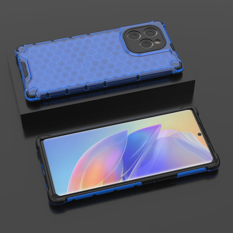 For Honor 60 SE 5G Shockproof Honeycomb PC + TPU Phone Case
