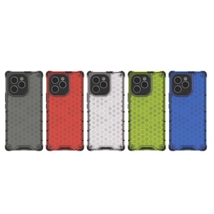 For Honor 60 SE 5G Shockproof Honeycomb PC + TPU Phone Case