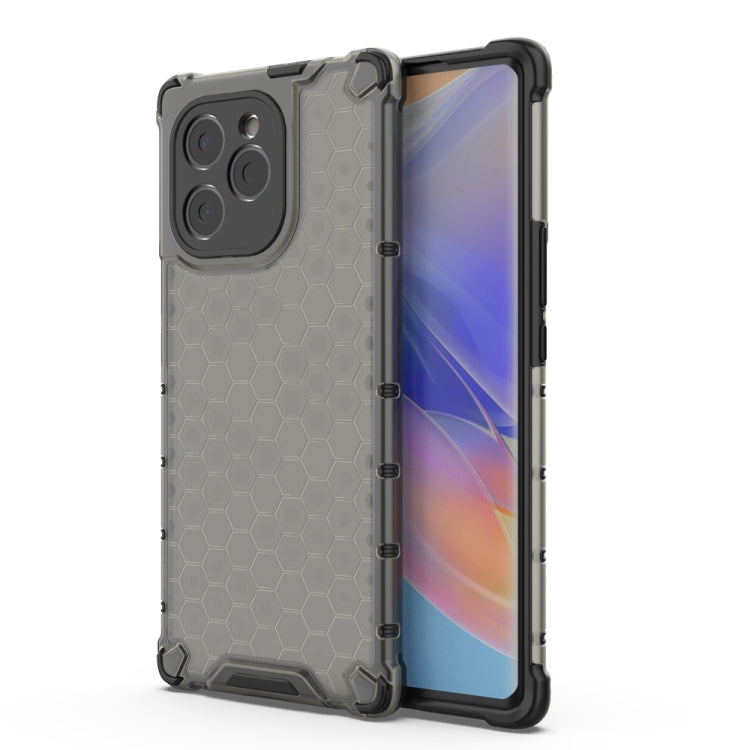 For Honor 60 SE 5G Shockproof Honeycomb PC + TPU Phone Case