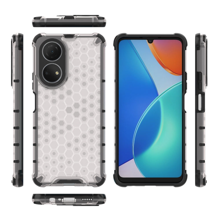 For Honor Play 30 Plus 5G Shockproof Honeycomb PC + TPU Phone Case
