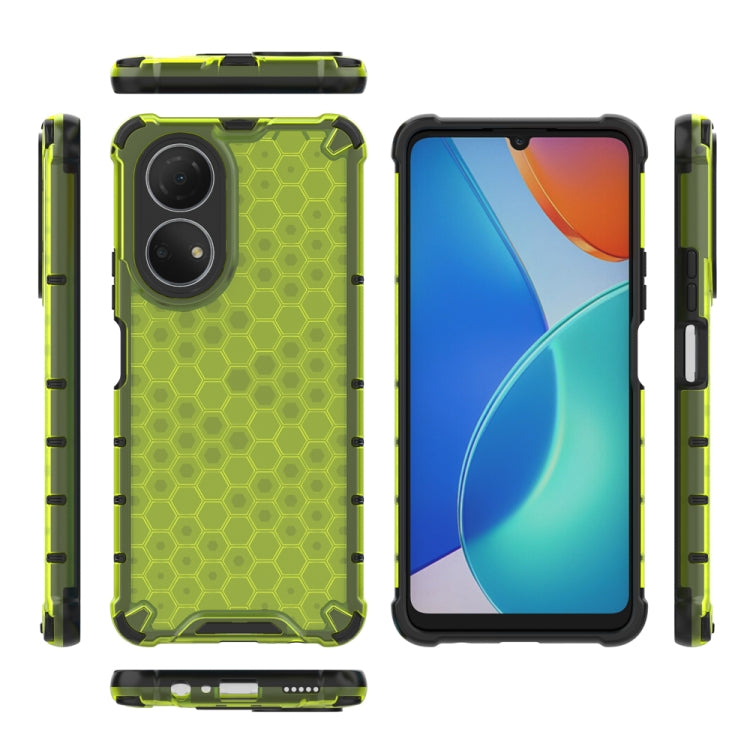 For Honor Play 30 Plus 5G Shockproof Honeycomb PC + TPU Phone Case
