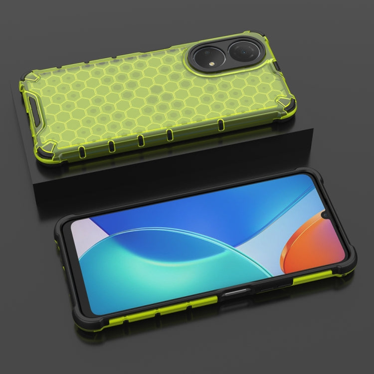 For Honor Play 30 Plus 5G Shockproof Honeycomb PC + TPU Phone Case