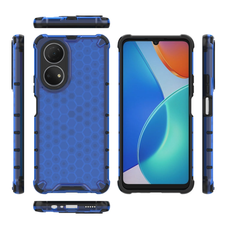 For Honor Play 30 Plus 5G Shockproof Honeycomb PC + TPU Phone Case