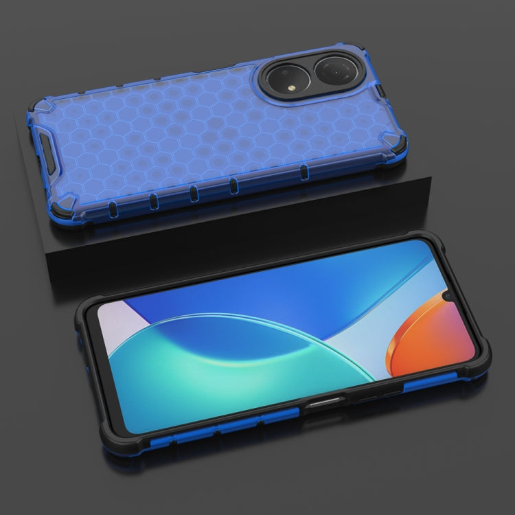 For Honor Play 30 Plus 5G Shockproof Honeycomb PC + TPU Phone Case