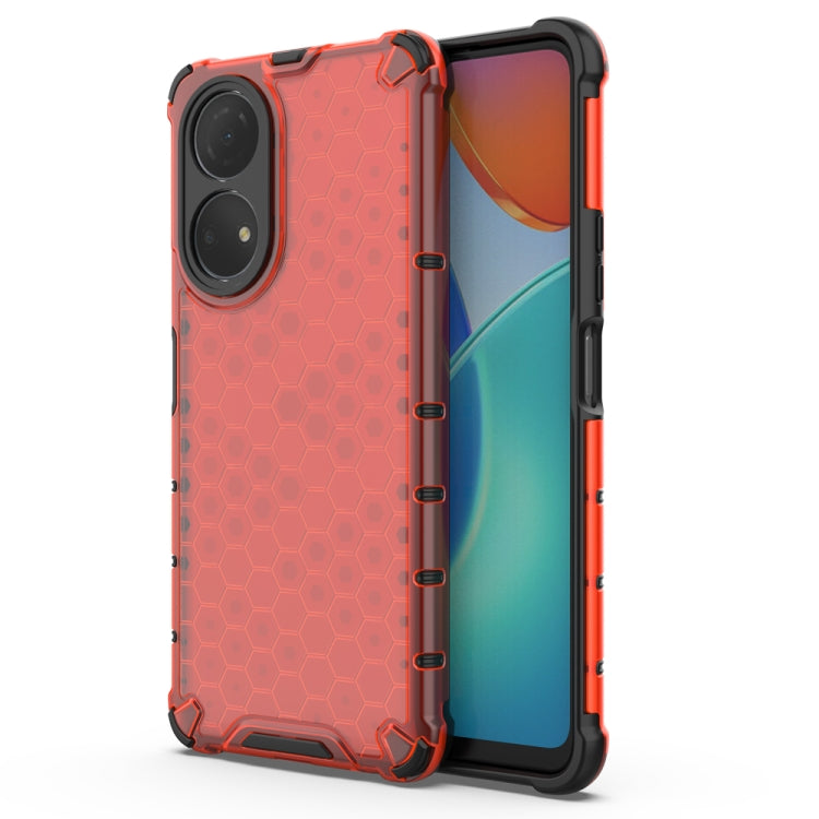 For Honor Play 30 Plus 5G Shockproof Honeycomb PC + TPU Phone Case