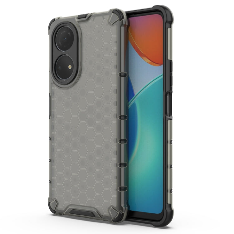 For Honor Play 30 Plus 5G Shockproof Honeycomb PC + TPU Phone Case