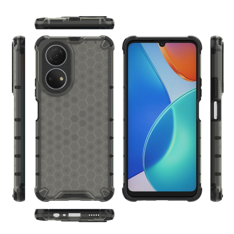 For Honor Play 30 Plus 5G Shockproof Honeycomb PC + TPU Phone Case
