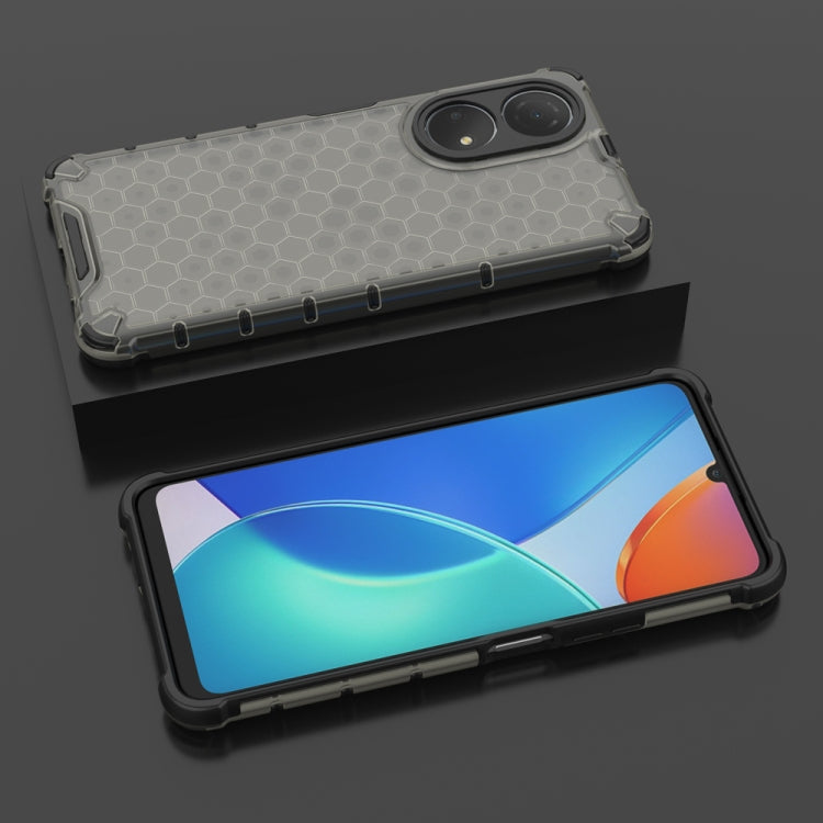 For Honor Play 30 Plus 5G Shockproof Honeycomb PC + TPU Phone Case