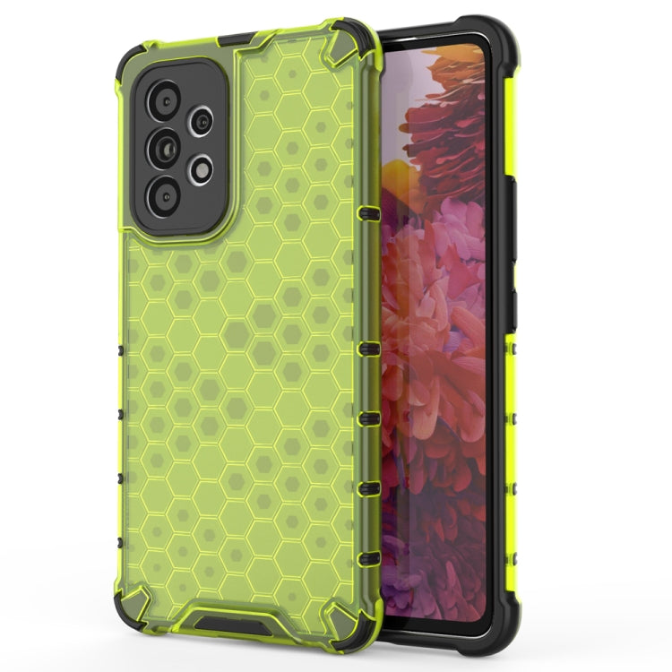 For Samsung Galaxy A53 5G Shockproof Honeycomb PC + TPU Phone Case