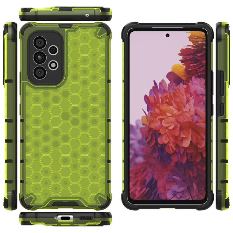 For Samsung Galaxy A53 5G Shockproof Honeycomb PC + TPU Phone Case
