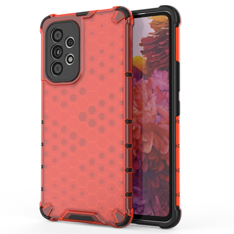 For Samsung Galaxy A53 5G Shockproof Honeycomb PC + TPU Phone Case