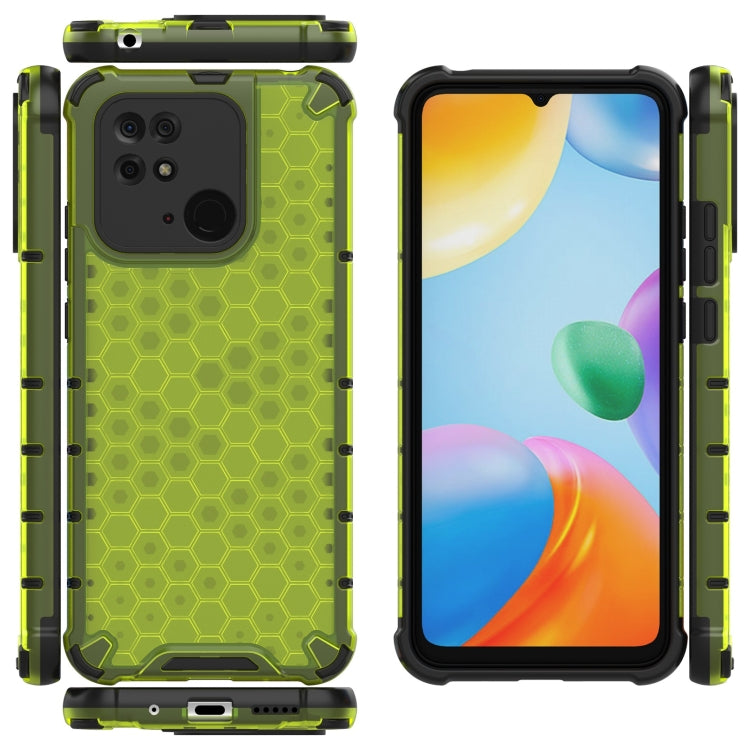 For Xiaomi Redmi 10C 4G Shockproof Honeycomb PC + TPU Case