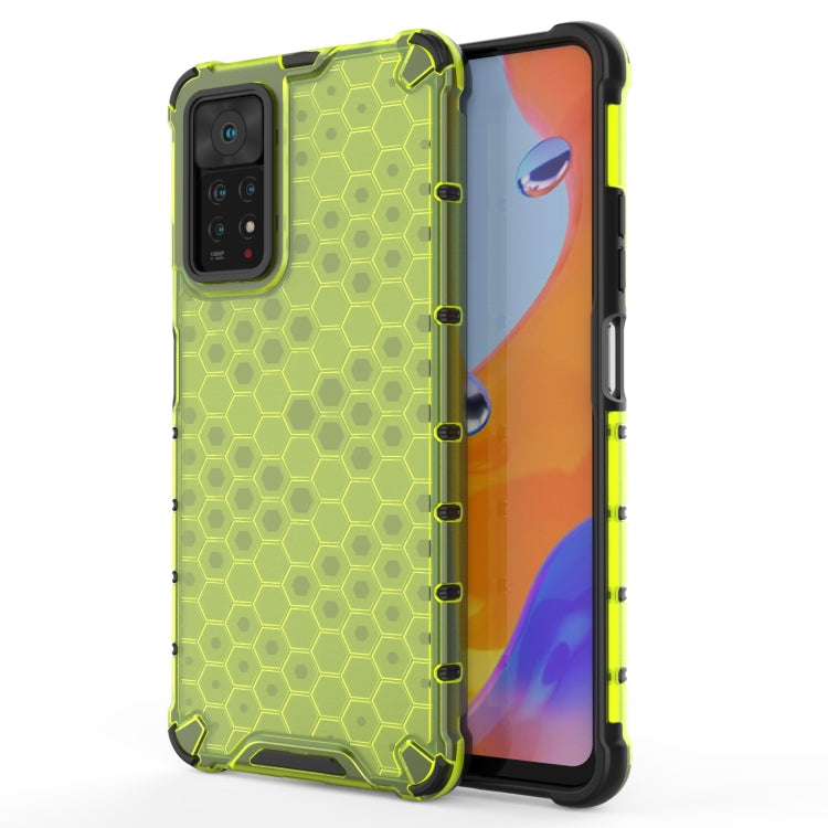 For Xiaomi Redmi Note 11 Pro (Global) Shockproof Honeycomb PC + TPU Case
