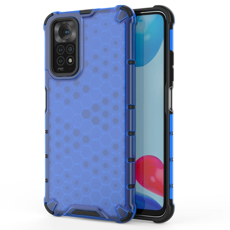 For Xiaomi Redmi Note 11 Shockproof Honeycomb PC + TPU Case