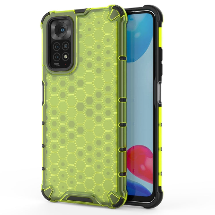 For Xiaomi Redmi Note 11 Shockproof Honeycomb PC + TPU Case