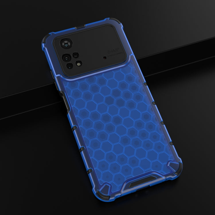 For Xiaomi Poco M4 Pro 4G Shockproof Honeycomb PC + TPU Case